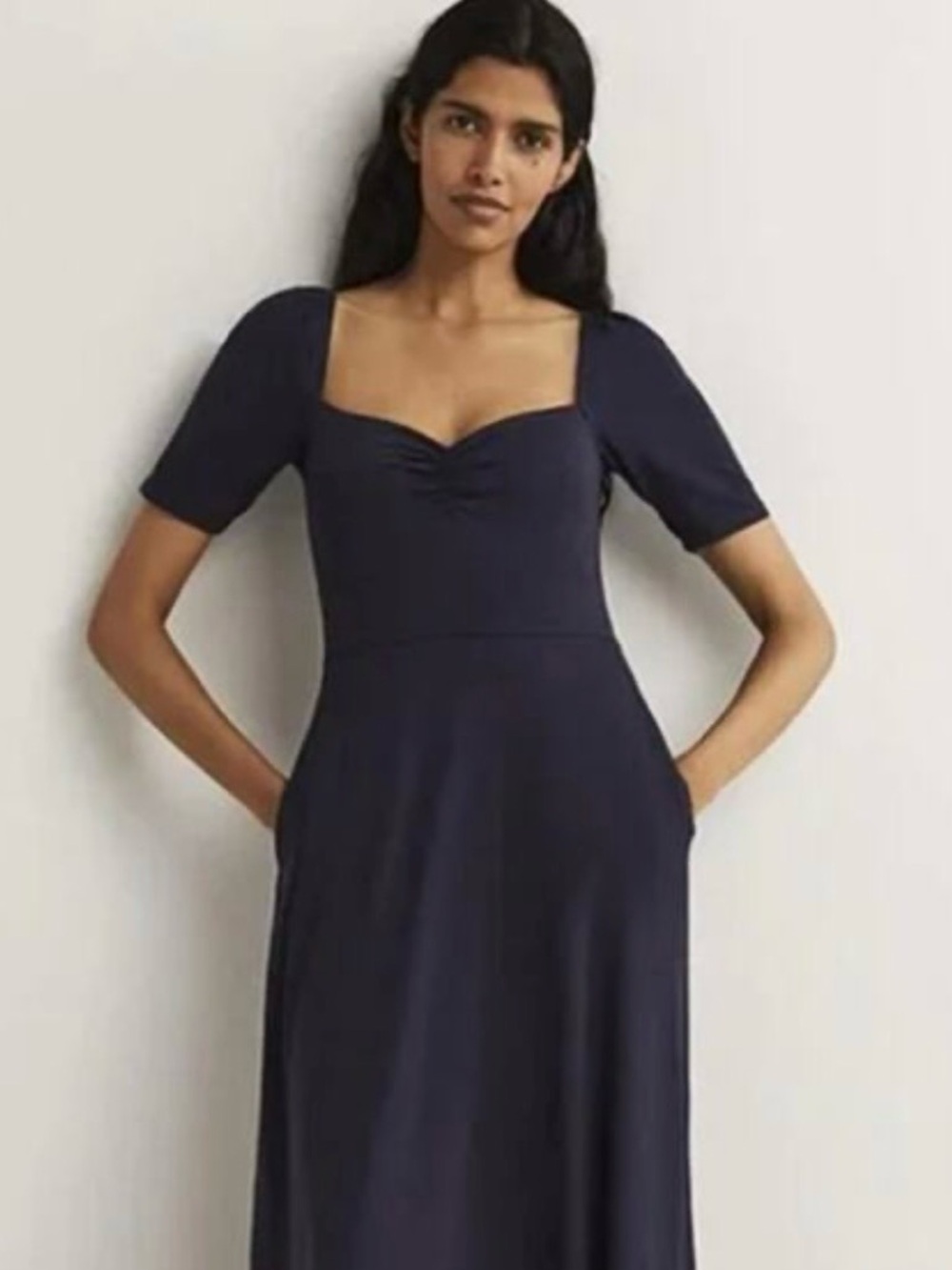 Boden Sweetheart Neck Dress